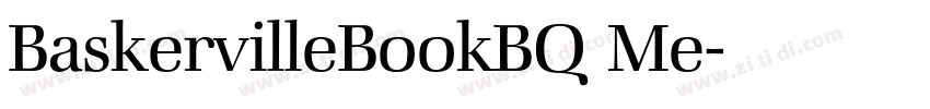 BaskervilleBookBQ Me字体转换